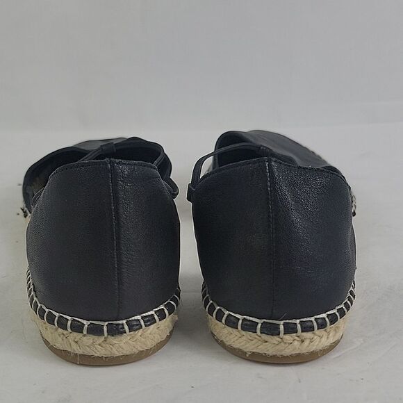 Eileen Fisher Lee Espadrille Black Flat Women's Shoes. - Picture 10 of 13